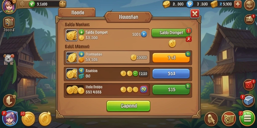 Pemandangan indah dari level yang menantang.