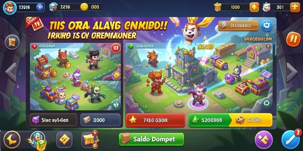 Fitur multiplayer untuk bermain bersama teman.