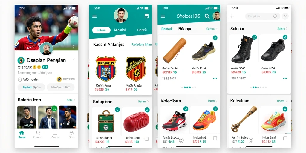 Karakter beragam dengan desain unik dan menarik.