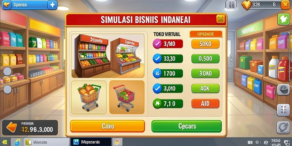 Karakter-kater yang dapat diupgrade dan dipilih.