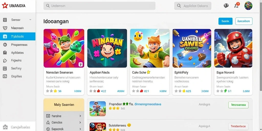 Level menantang yang tersedia untuk dimainkan.
